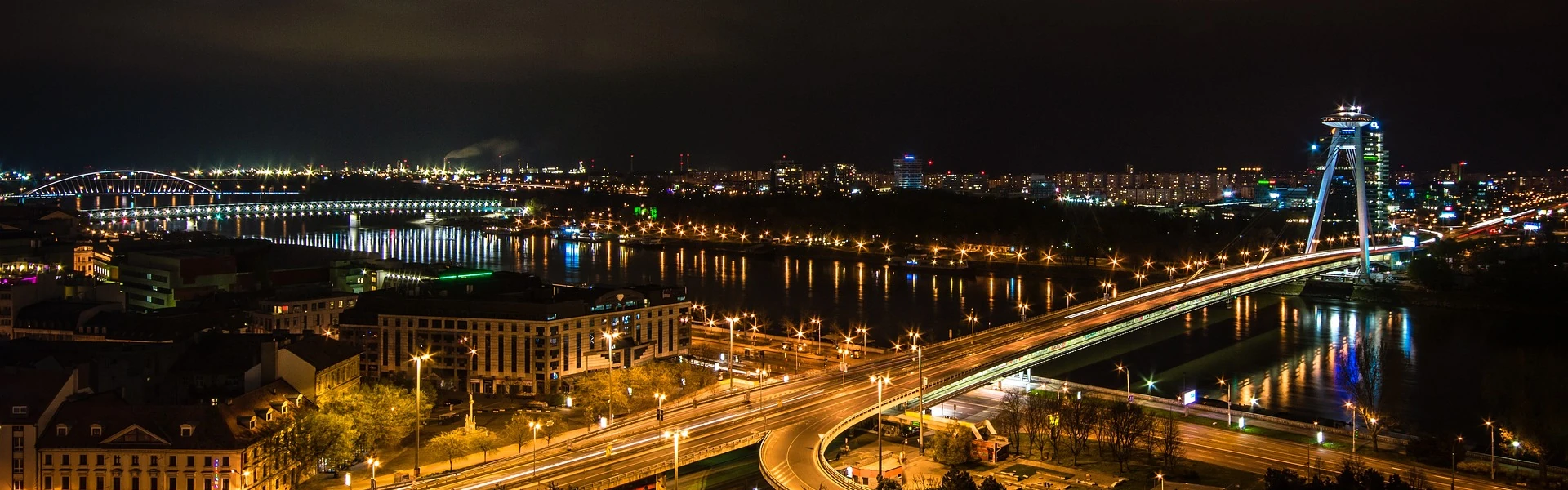 Bratislava at night